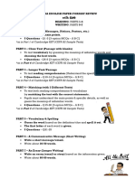 Uasa Format 2022 (Bahasa Inggeris Sekolah Rendah)