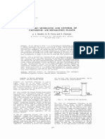 Dynamic Modelling and Control of Cryogenic AIR Separation Plants