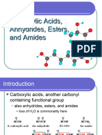 Carboxylic Acids, Anhydrides, Esters, and Amides