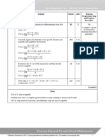 AS Pure Unit 6 Differentiation MS