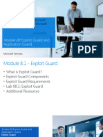 Device Protection With Microsoft Endpoint Manager and Microsoft Defender For Endpoint - Module 08 - Exploit Guard and Application Guard