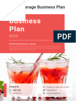 Beverage Business Plan Example