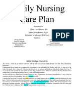 Family Nursing Care Plan Group 4