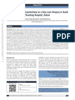 Laparoscopic Cholecystectomy As A Day Case Surgery.17