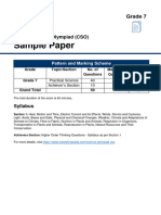 CSO Sample Paper For Class 7