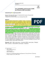 Scalability, Consistency, Reliability and Security in SDN Controllers: A Survey of Diverse SDN Controllers