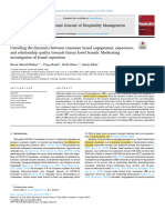 Critical Analysis of Article Rather Et Al. (2024) Published in International Journal of Hospitality Management