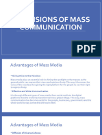 Dimensions of Mass Communication