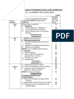 Annual Plan Maths 1st Year