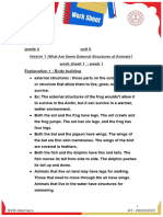 Work - Sheet - 1 Grade 4 Quarter 3