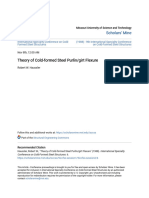 Theory of Cold-Formed Steel Purlin - Girt Flexure