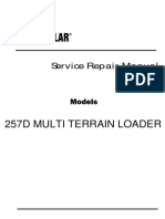 Caterpillar Cat 257D MULTI TERRAIN LOADER (Prefix EZW) Service Repair Manual (EZW00001 and Up)