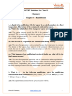 NCERT Solutions For Class 11 Chemistry Chapter 7 - Equilibrium - .