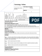 Basic Medical Terminology - Prefixes