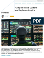 Modbus RTU - A Comprehensive Guide To Understanding and Implementing The Protocol