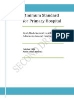 Primary Hospital Minimum Standard Draft Edited Oct 2011