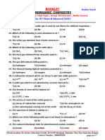 Answer Booklet On Noble Gases