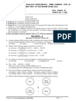 Science Class X Sample Paper Test 04 For Board Exam 2024