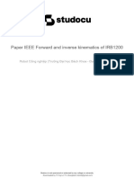 Paper Ieee Forward and Inverse Kinematics of Irb1200