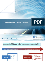 Meridian CDC.A Training