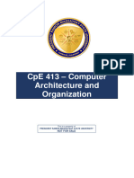 Computer Architecture and Organization Learning Module 1