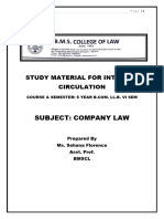 Company Law BMS