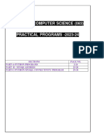 Cbse Class 12 Lab PRG