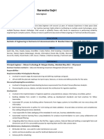 Resume Format 1