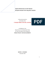 Effectiveness of LEE Manual For LGUs in The Philippines