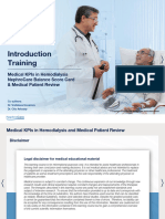 Training: Medical Kpis in Hemodialysis Nephrocare Balance Score Card & Medical Patient Review