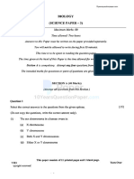 ICSE 2023 Biology Paper Class 10