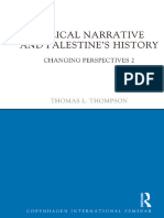 (Copenhagen International Seminar) Thomas L. Thompson - Biblical Narrative and Palestine's History - Changing Perspectives 2-Routledge (2014)