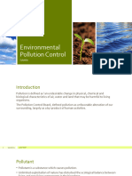 Environmental Pollution Control