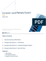 Master European Value Partners II Pitchbook - October 2019 - v.01