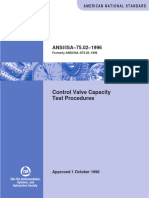 ISA-75021-Control Valve Capacity Test Proced