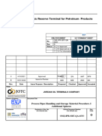 Process Pipes Handling and Storage Material Procedure-3 Additional Spheres