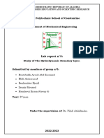 Lab Report-Study of The Hydrodynamic Boundary Layer