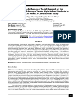 Exploring The Influence of Social Support On The Psychological Well-Being of Senior High School Students in Davao Del Norte: A Correlational Study