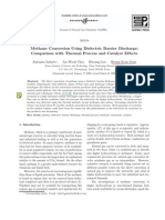 Methane Conversion Using Dielectric Barrier Discharge: Comparison With Thermal Process and Catalyst Ef Fects