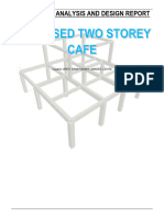 Structural Analysis and Design Report of Proposed Two Storey Cafe