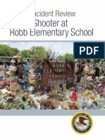 DOJ REPORT: Critical Incident Review Active Shooter at Robb Elementary School 20240118