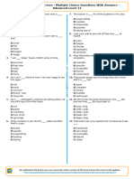 522 - Adjectives Test Exercises Multiple Choice Questions With Answers Advanced Level 23