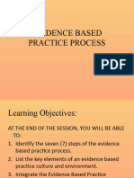 Evidence Based Practice Process