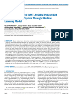 Realizing An Efficient IoMT-Assisted Patient Diet Recommendation System Through Machine Learning Model