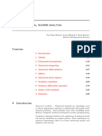 Numerical Methods Course Notes