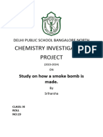 Chemistry Investigatory Project