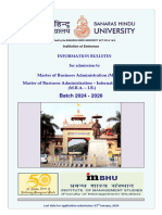 IM-BHU Information Bulletin 2024-26