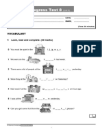 Smiles 4 Prog Test 8