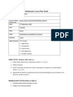 Mathematics Lesson Plan Model - Updated 2021