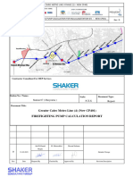 Greater Cairo Metro Line (4) (New CP401) Firefighting Pump Calculation